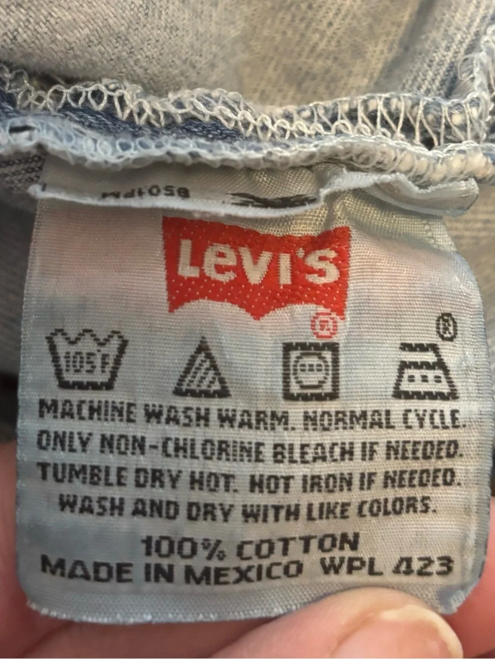 Levi’s Vintage 90’s Light Blue Distressed Men's Jeans